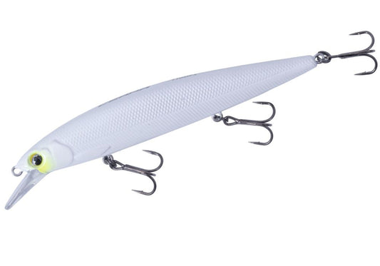 Vobler Major Craft Ceana Jerkbait 110sps Shallow 11cm 16gr #004 Yellow Cheek Pearl White