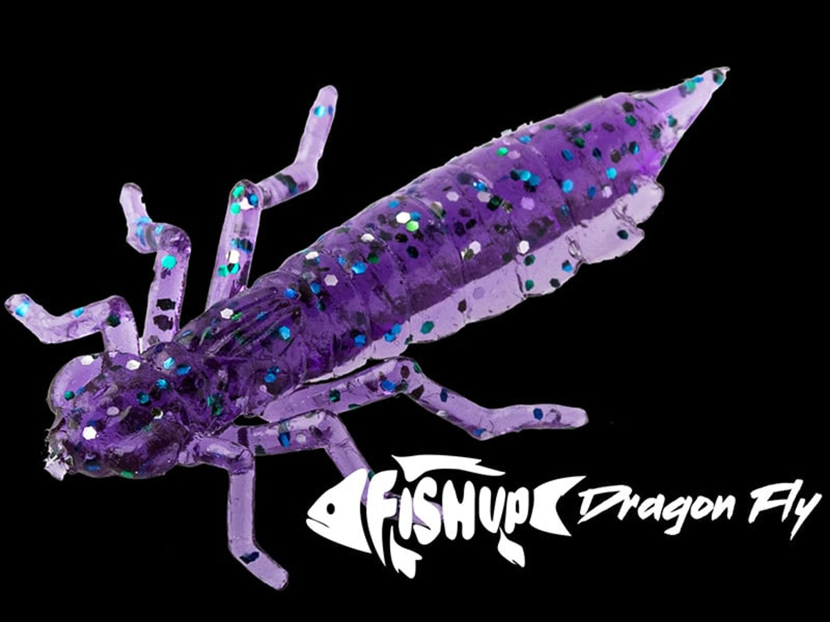 Fishup Dragonfly 4.3cm #019 Motor Oil Red 4.3cm #019 Motor Oil Red