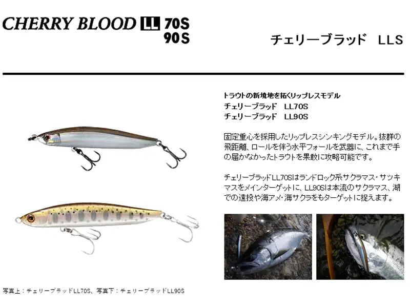 Vobler Smith Cherry Blood LL70S 70mm 7.7g #04 S 70mm 7.7g #04