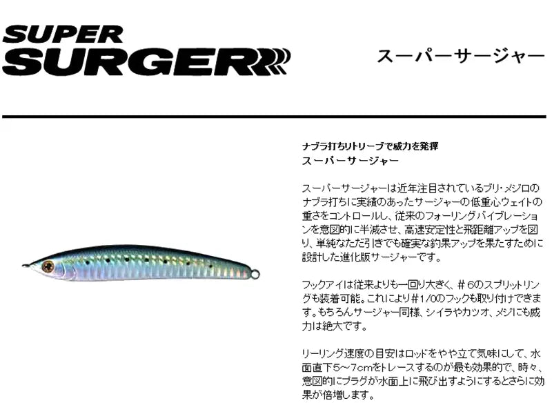 Vobler Smith Super Surger 80mm 17.5g 08 S 80mm 17.5g 08