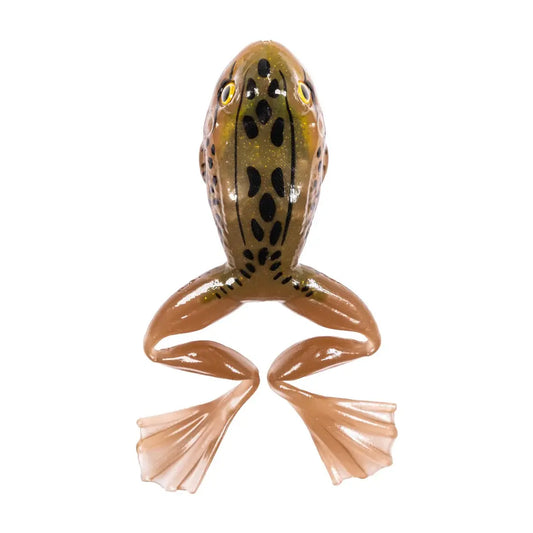 Naluca soft live target freestyle frog unrigged 7,5cm tan/brown