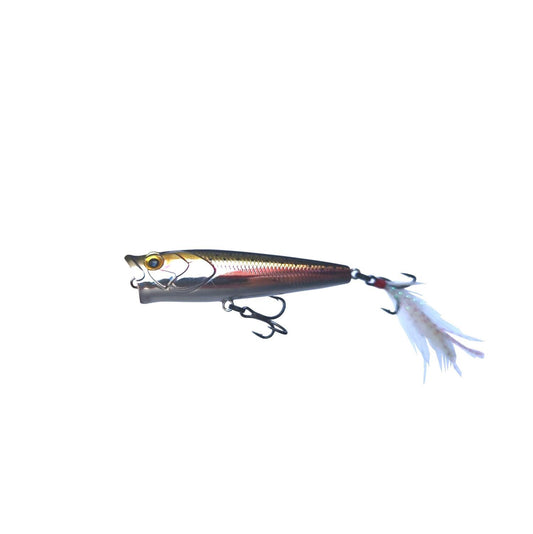 Vobler Mustad Burpy Popper, 6,5cm/6,3g, Rainbow