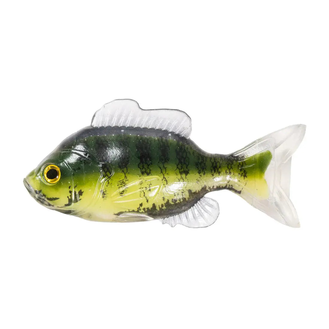 Naluca Soft Live Target Naluca Sunfish Unrigged 9,7cm Green/Cream 3buc/Pl