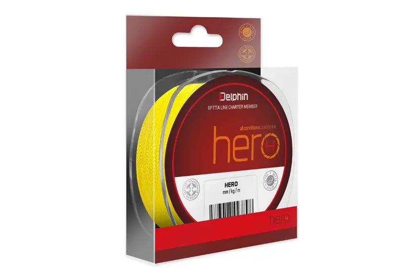 Delphin HERO 4 / galben fluo 0,50mm 41,7kg 117m