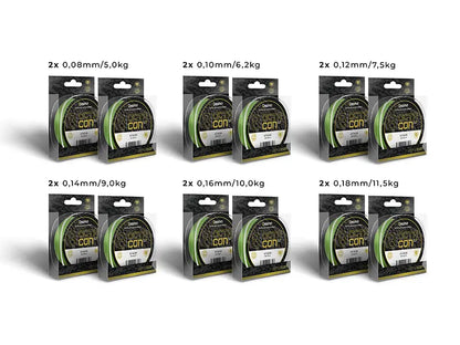 Set Limitat Delphin OctaCON Line SET / verde fluo 12 buc
