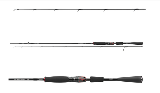Lanseta Spinning Daiwa 2buc.tournament Ags Solid Spin 1,95m/4-18g