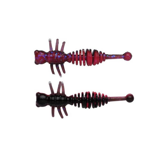 Naluca soft berkley naluca power larvae 4cm salmon egg red/black 12buc/pl