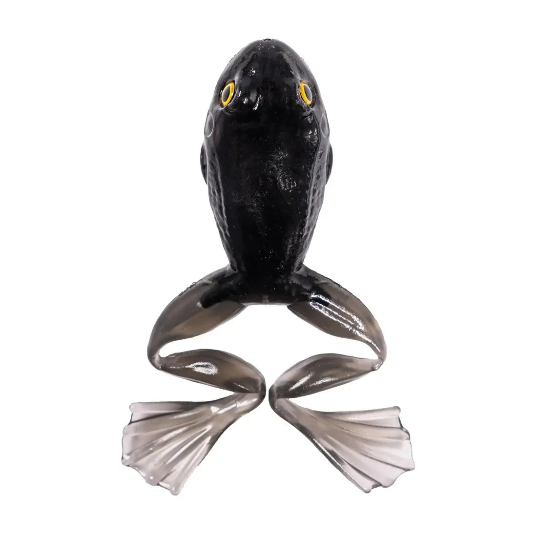 Naluca soft live target freestyle frog unrigged 7,5cm black/black