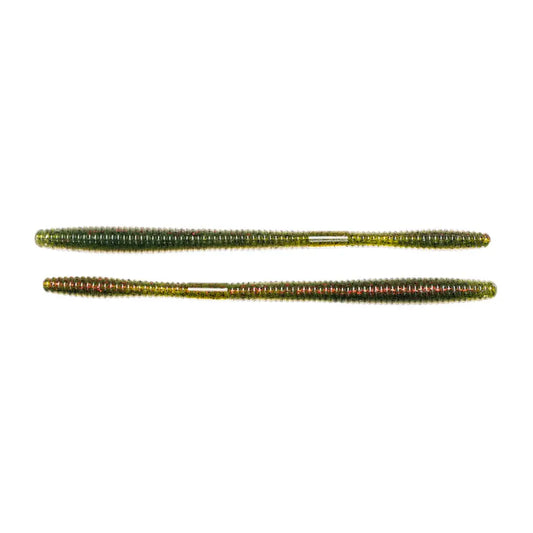 Naluca Soft Live Target Straight Worm 14cm/14g Green/Red 10buc/Pl