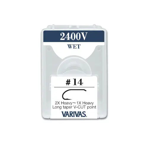 Varivas Carlige Fly 2400v 2x-1x Fine Nr 12 Micro Barb
