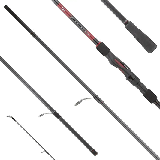 Lanseta Spinning Daiwa 2buc.ninja Spinning 802mhfs 2,44m/10-35g