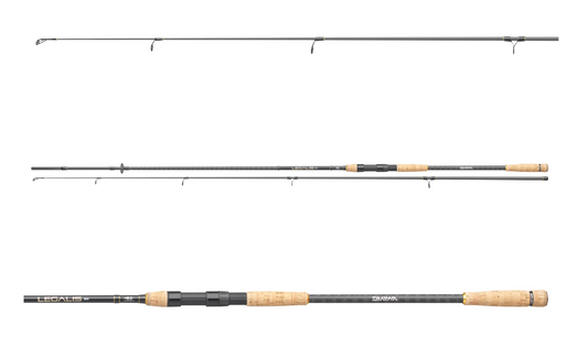 Lanseta Spinning Daiwa 2buc.legalis Allround 3,00m/40-120g