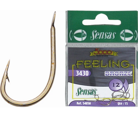 Sensas Carlig 3430 Bronze Nr.10 15buc/pl