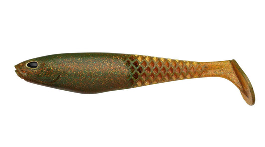 Naluca soft berkley shad powerbait motoroil 10cm/8g 6buc/pl