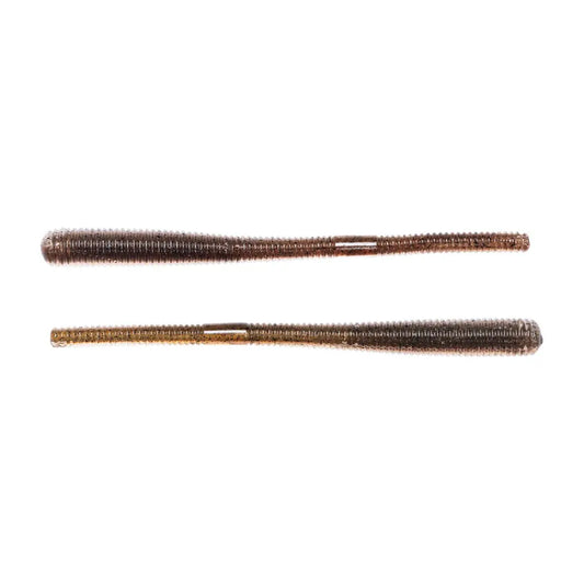 Naluca soft live target finesse worm 11,4cm/11,4g brown/black 10buc/pl