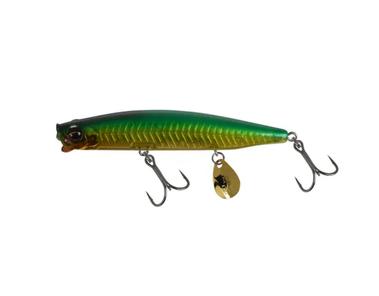 Vobler Mustad Vertebrata Sink. Pencil 7,2cm/10g Green Gold