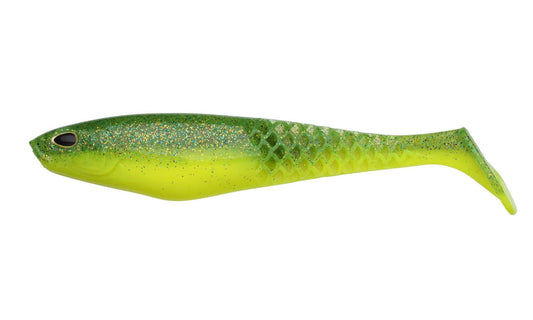 Naluca soft berkley shad powerbait lime chartreuse 10cm/8g 6buc/pl