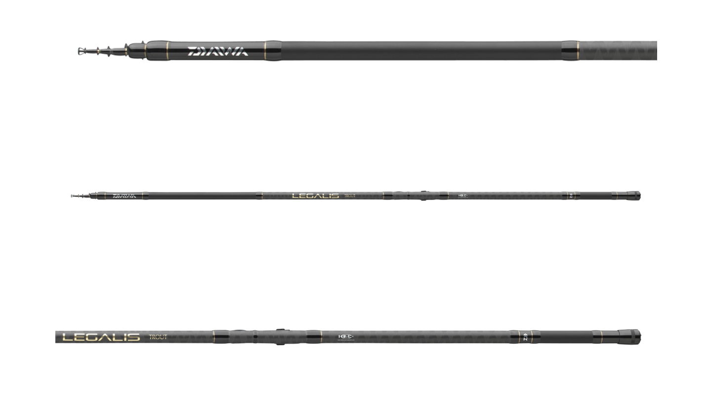Lanseta Spinning Daiwa 4buc.legalis Tele Trout 3,9m/5-25g