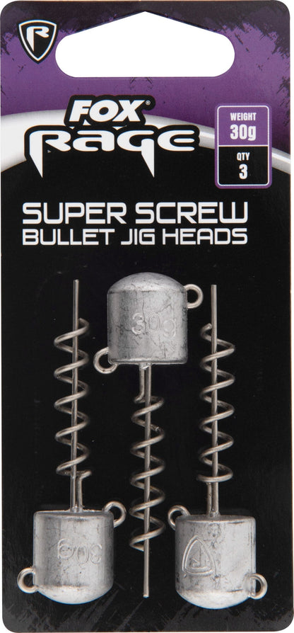 Fox Rage Super Screws 30g 3pcs 30g.