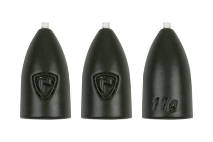 Fox Rage 11g Tungsten Bullet Weights 3pcs