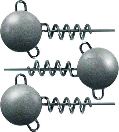 Fox Rage Corkscrew Round Jig Heads 10g 3pcs 40g.