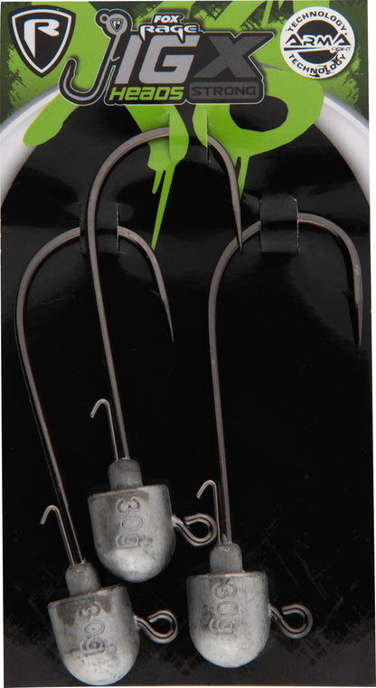 Fox Rage Corkscrew Round Jig Heads Bulk 40g 25pcs 40g.