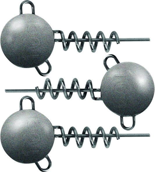 Fox Rage Corkscrew Round Jig Heads 15g 3pcs 54g.