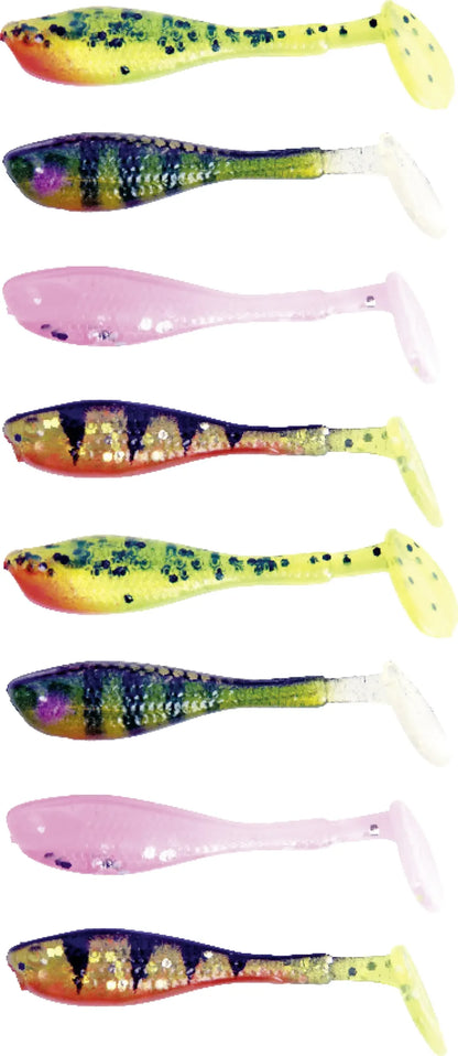 Fox Rage Mini Fry UV Mixed Colour Pack 2 4cm 8pcs 18g.