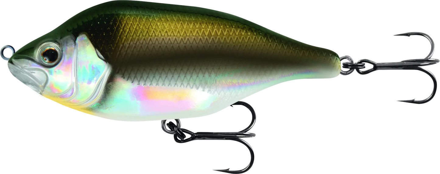 Fox Rage Hitcher Jerk &amp; Twitch 80mm lipless sinking UV Real Shiner 36g.