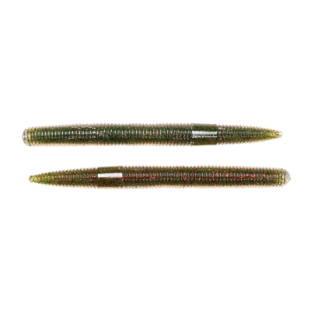 Naluca Soft Live Target Stick Worm 7,6cm/7,6g Green/Red 10buc/Pl