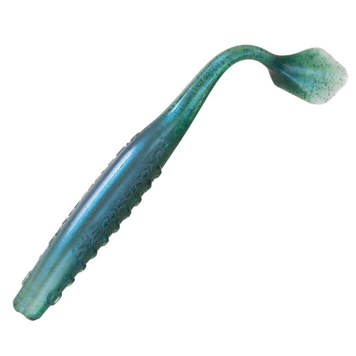 Naluca soft nomura shad hunter 9cm green pearl 10buc/pl