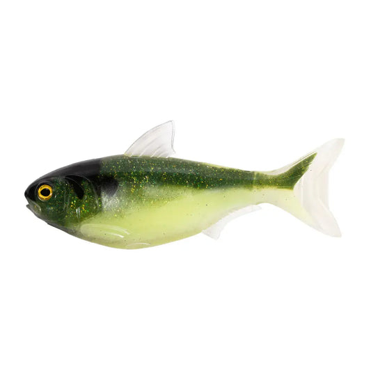 Naluca Soft Live Target Shad Unrigged 16,5cm/16,5g Green/Cream 2buc/Pl