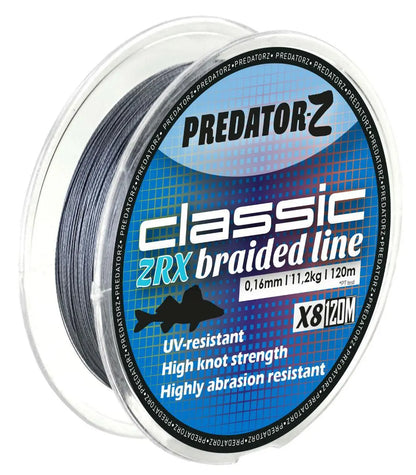 Fir Textil Predator-z Zrx 8x 120m 0.22mm 21.8kg Dark Grey