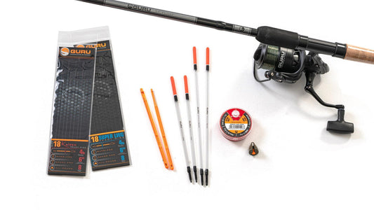 Lanseta Crap Guru Set Lans+mul. Natural Wagggler Rod&reel Combo
