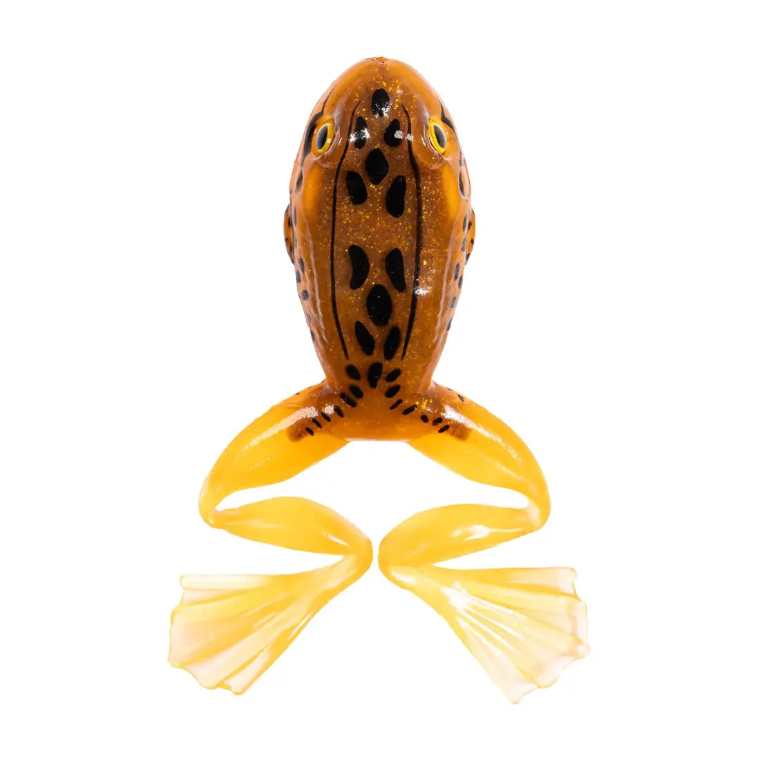 Naluca soft live target freestyle frog unrigged 5cm orange/brown 4buc/pl