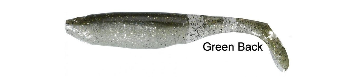 Naluca soft berkley shad flex cutt 7,5cm/green back/10buc/pl