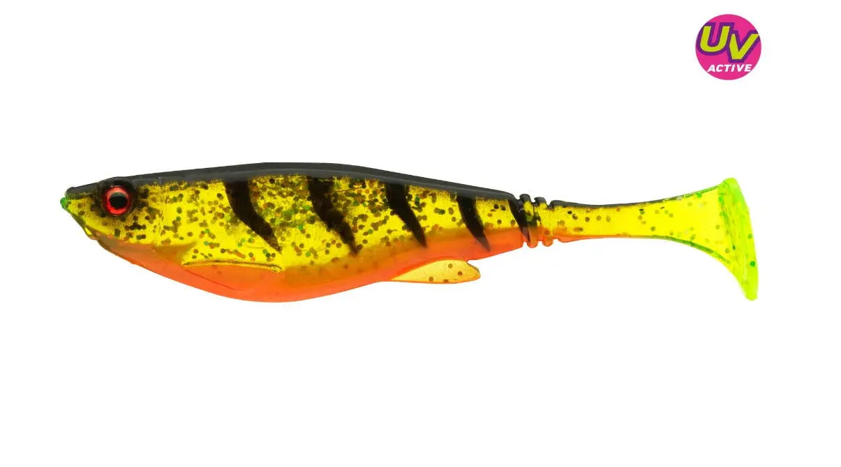Naluca Soft DAIWA SHAD PROREX BELLY 11CM/GHOST FIRETIGER/4BUC/PL
