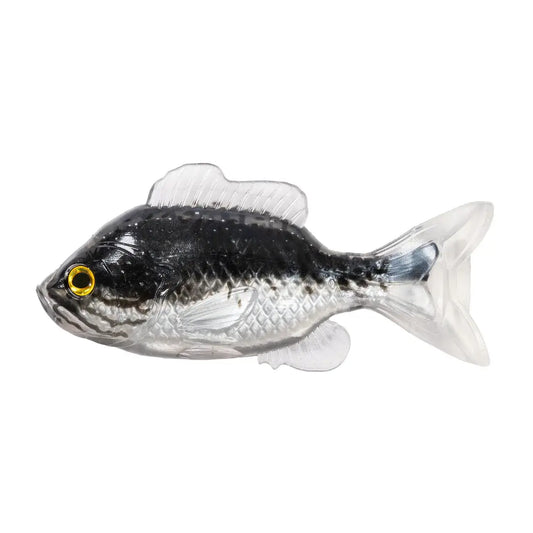 Naluca Soft Live Target Naluca Sunfish Unrigged 9,7cm Black/Silver 3buc/Pl