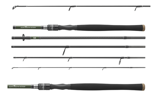 Lanseta Spinning Daiwa 4buc.wilderness Travel 2,50m/10-50g