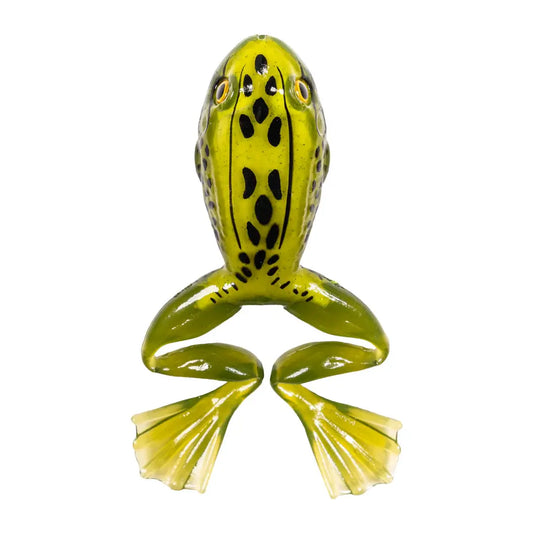 Naluca soft live target freestyle frog unrigged 5cm moss/yellow 4buc/pl