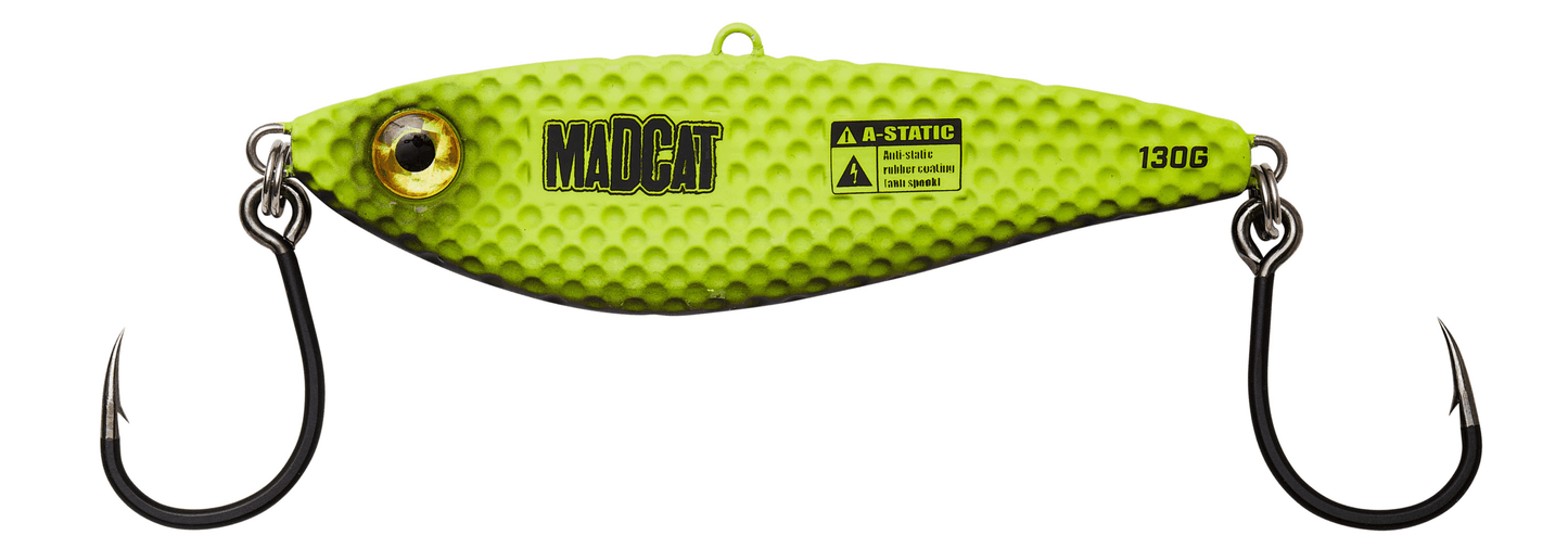 Vobler Sinking MADCAT VIBRATIX 12CM 110G FLUO YELLOW UV