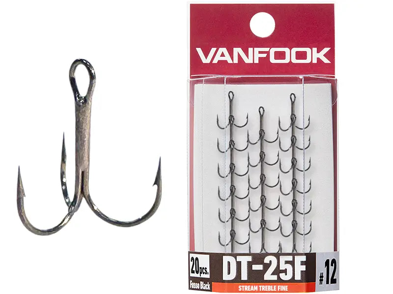 Ancore Vanfook DT-25F Stream Treble Fine Hooks #12