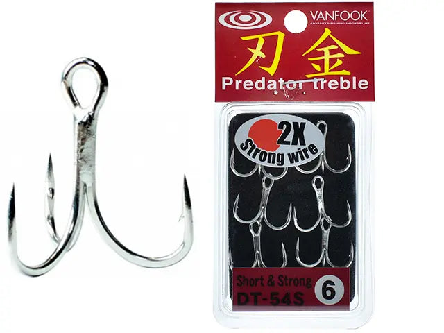 Ancore Vanfook DT-54S Silver Short Arm Strong Treble #4