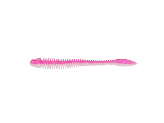 Naluca soft berkley powerbait power flail pink/white 7cm/10buc/pl