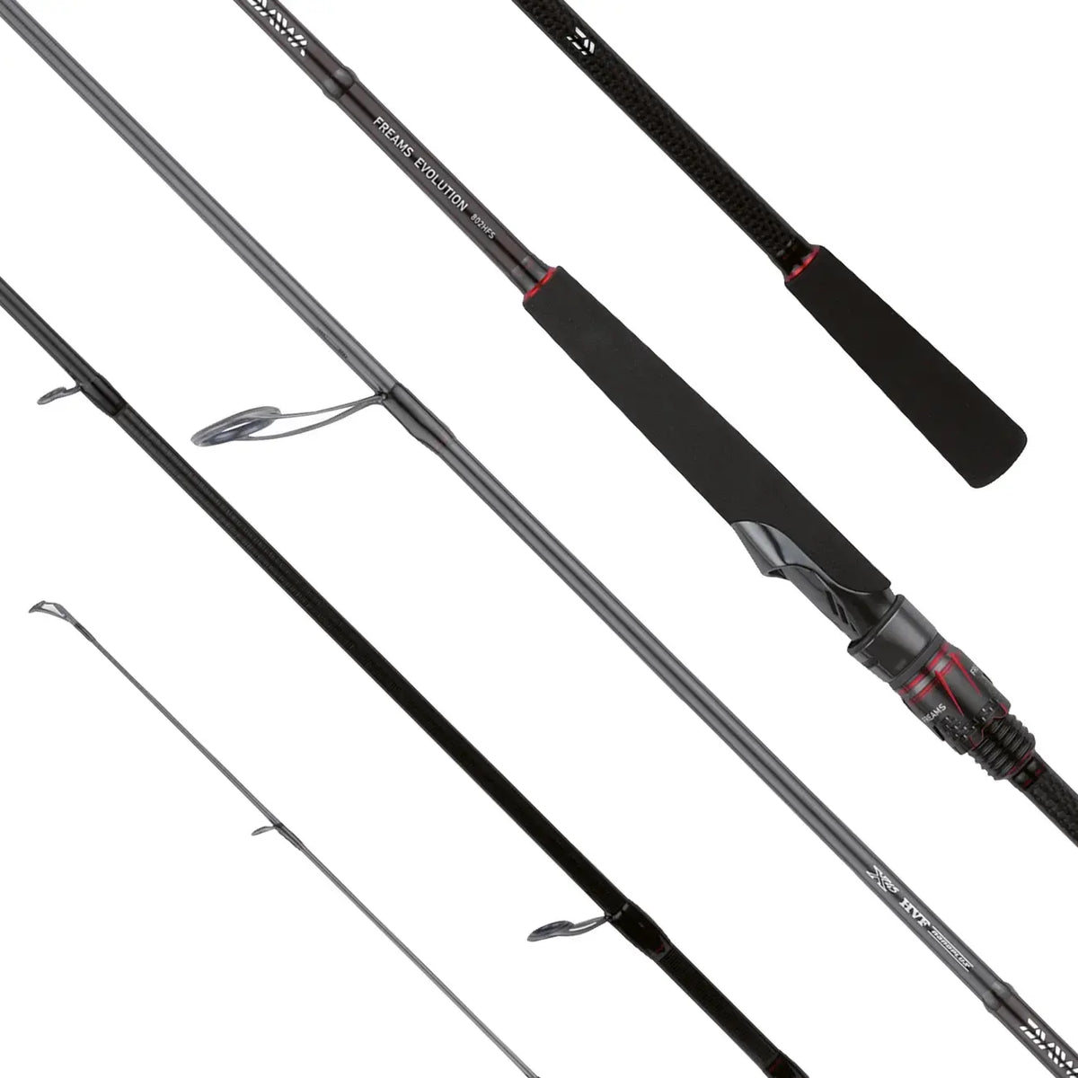 Lanseta Casting Daiwa 2buc. 22 Freams Evolution 802hfs-ai Spin 2,4m/15-50g