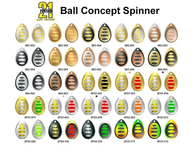 Pontoon21 Ball Concept Spinner 1.5 4.2g BT01-041 Pontoon21 Ball Concept Spinner 1.5 4.2g BT01-041