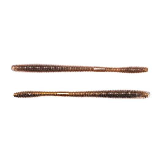Naluca Soft Live Target Straight Worm 14cm/14g Brown/Black 10buc/Pl