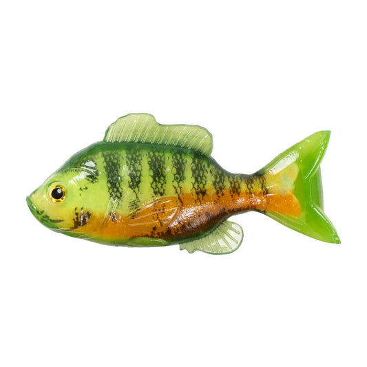 Naluca soft live target naluca sunfish unrigged 8,5cm chart/orange 4buc/pl