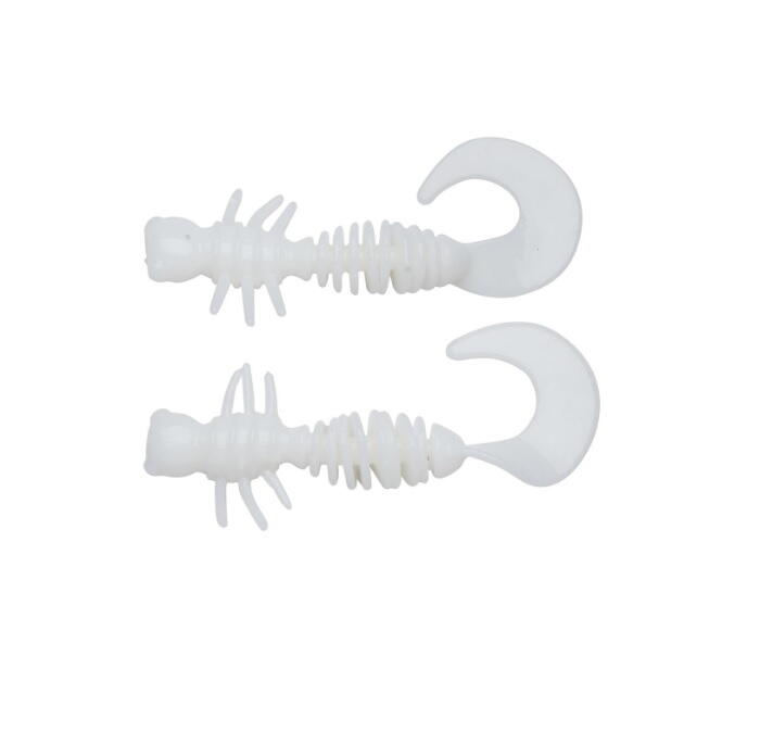 Naluca soft berkley naluca power curly 4cm milky white 12buc/pl