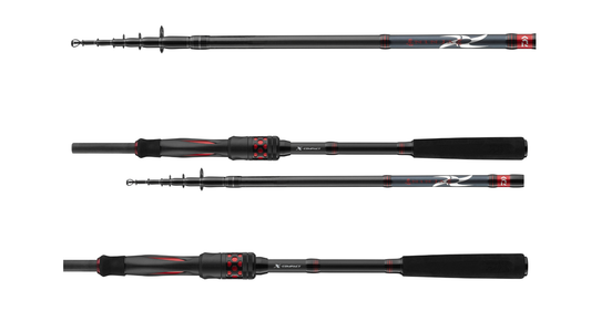 Lanseta Spinning Daiwa Tele Ninja X-compact Spin 2,45m 15-50g
